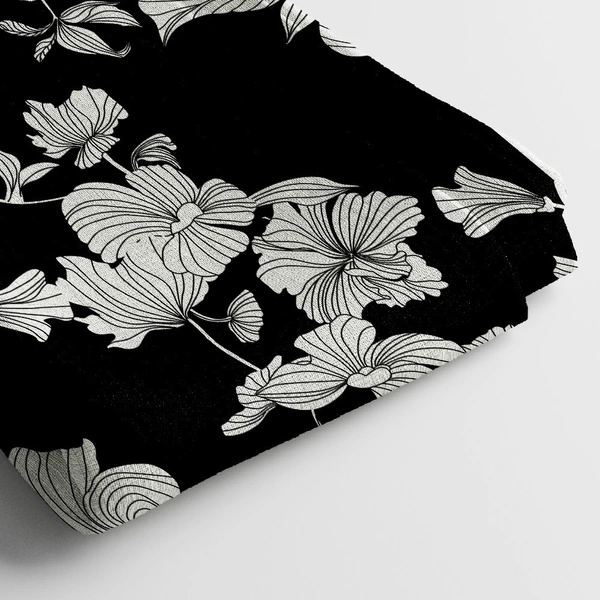 Arihant Creations Poly Cotton Digital Printed Fabric, 44 Inches, Soft & Lightweight - Poly Cotton