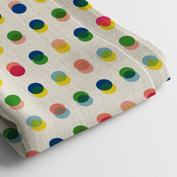 Arihant Creations Poly Cotton Digital Printed Fabric, 44 Inches, Soft & Lightweight - Poly Cotton