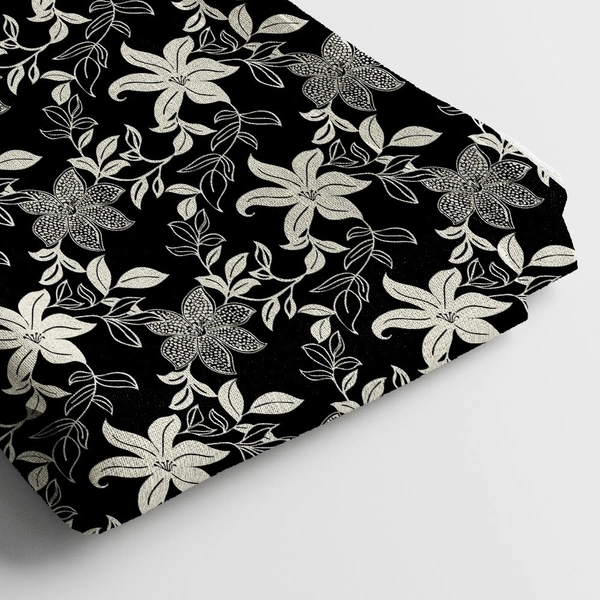 Arihant Creations Poly Cotton Digital Printed Fabric, 44 Inches, Soft & Lightweight - Poly Cotton