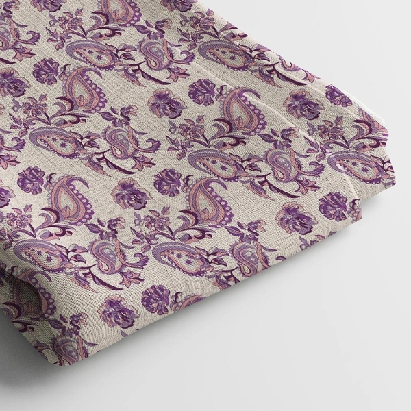 Arihant Creations Muslin Digital Printed Fabric  | Poly Blend, 44 Width, Unstitched, Soft, Lightweight - Muslin