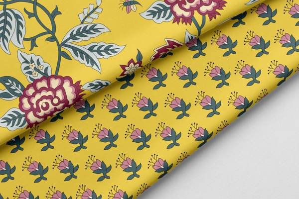 Arihant Creations Poly Cotton Top Bottom Digital Printed Set, 2.5 Mtr Top With 2.5 Mtr Bottom, Cotton Fabric - Cotton