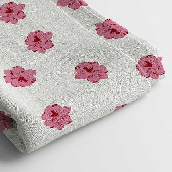 Arihant Creations Georgette Digital Print Fabric  | 44 Width, Unstitched - Georgette