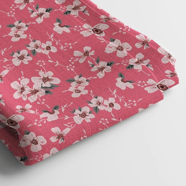 Arihant Creations Georgette Digital Print Fabric  | 44 Width, Unstitched - Georgette