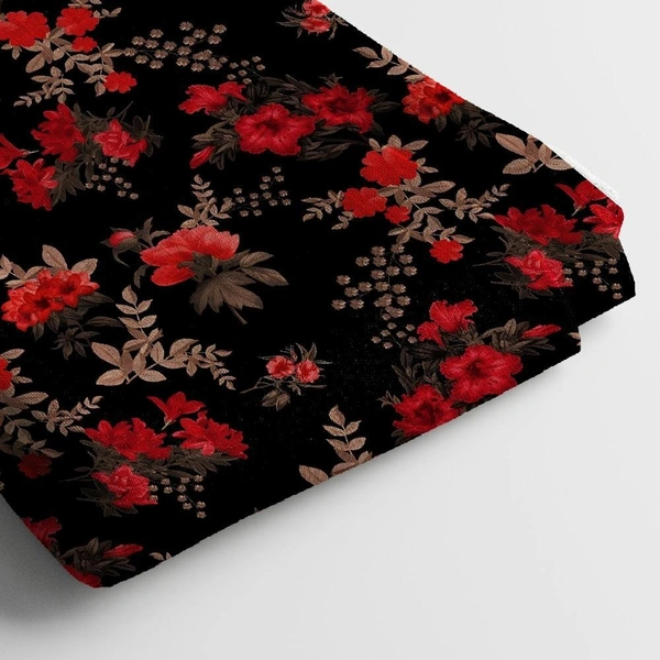 Arihant Creations Georgette Digital Print Fabric  | 44 Width, Unstitched - Georgette