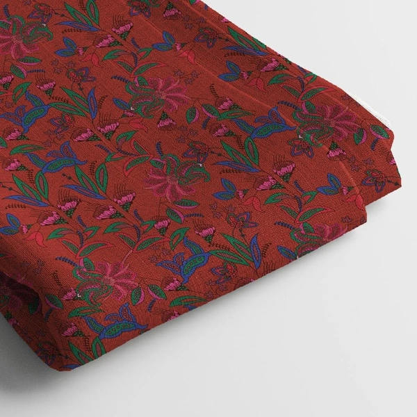 Arihant Creations Georgette Digital Print Fabric  | 44 Width, Unstitched - Georgette