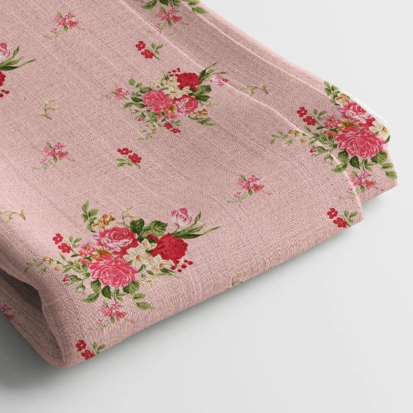 Arihant Creations Georgette Digital Print Fabric  | 44 Width, Unstitched - Georgette