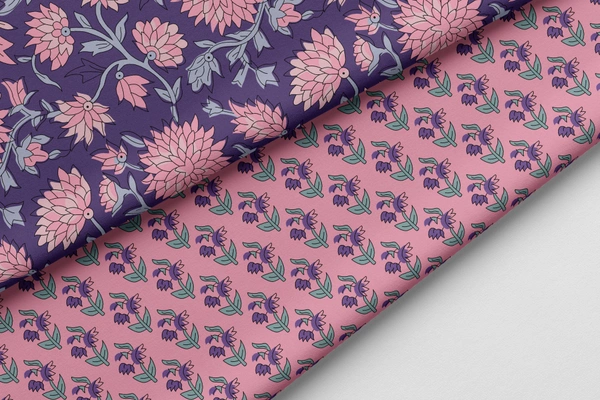 Arihant Creations Poly Cotton Top Bottom Digital Printed Set, 2.5 Mtr Top With 2.5 Mtr Bottom, Cotton Fabric - Cotton