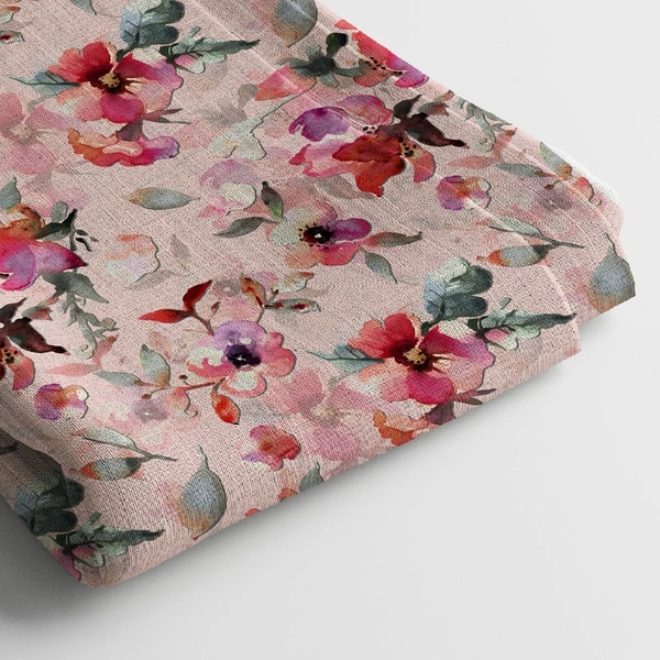 Arihant Creations Poly Cotton Digital Print Fabric | Unstitched, 44 Width - Poly Cotton