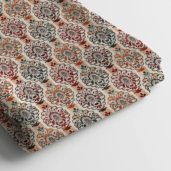 Arihant Creations Poly Cotton Digital Print Fabric | Unstitched, 44 Width - Poly Cotton