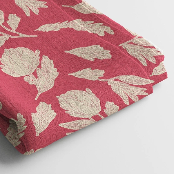 Poly Cotton Digital Printed Fabric, 44 Inches, Soft & Lightweight For Women Clothing