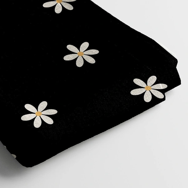 Arihant Creations Linen Cotton Digital Print Fabric  | 44 Width, Unstitched, Poly Blend - Linen