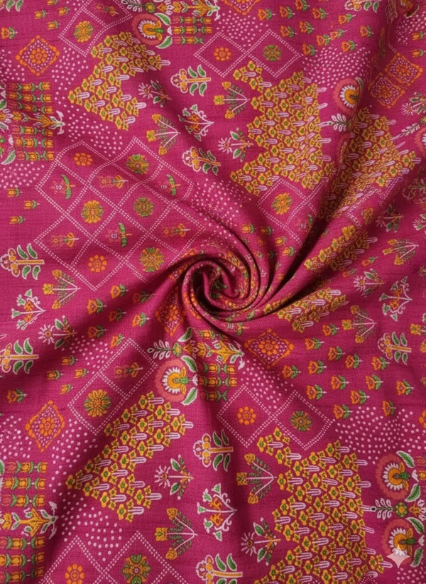 Arihant Creations Pure Viscose Rayon Digital Printed Fabric, 2.5 MTR CUT, Unstitched, Soft & Lightweight - Pure Viscose Rayon