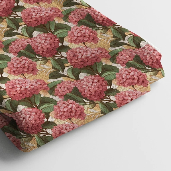 Arihant Creations Muslin Digital Printed Fabric  | Poly Blend, 44 Width, Unstitched, Soft, Lightweight - Muslin