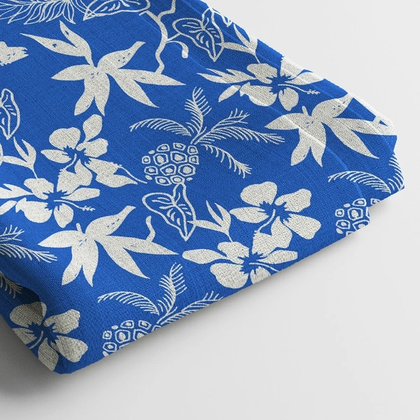 Muslin Digital Printed Fabric  | Poly Blend, 44 Width, Unstitched, Soft, Lightweight