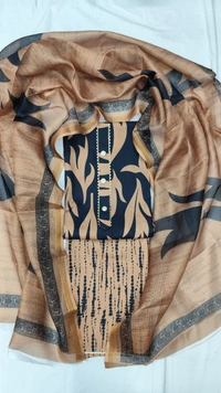 Arihant Creations Cotton Blend Printed Suit Set with Kota Doria Dupatta For Women’s Unstitched(Top 2.5m | Bottom 2.5m | Dupatta 2.25m)