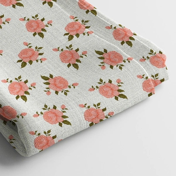 Arihant Creations Georgette Digital Print Fabric  | 44 Width, Unstitched - Georgette