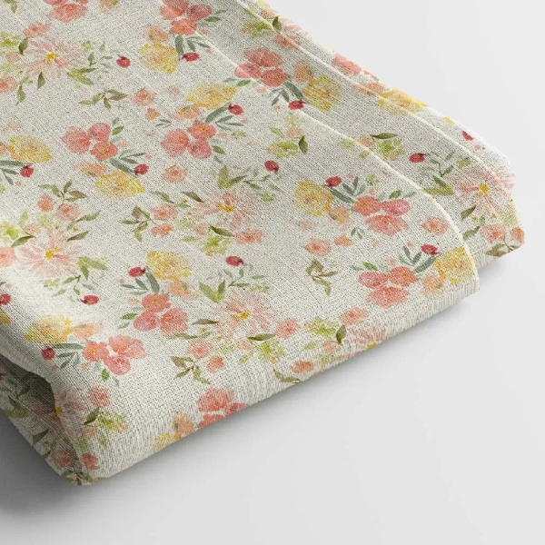 Arihant Creations Rayon Digital Printed Fabric  | Poly Blend, 44 Width, Unstitched - Rayon