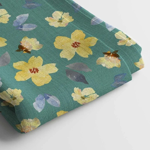Arihant Creations Rayon Digital Print Fabric, 44 Inches Width, Soft & Lightweight, Durable - Rayon
