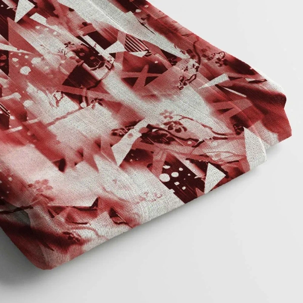 Arihant Creations Rayon Digital Print Fabric, 44 Inches Width, Soft, Lightweight, Durable - Rayon