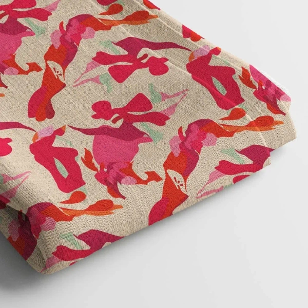 Arihant Creations Rayon Digital Print Fabric  | Poly Blend, Unstitched, 44 Width - Rayon