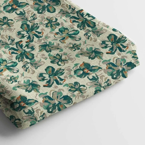 Arihant Creations Rayon Digital Printed Fabric, 44 Inches Width, Soft & Lightweight, Durable - Rayon