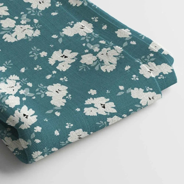 Arihant Creations Rayon Digital Printed Fabric, 44 Inches Width, Soft & Lightweight, Durable - Rayon