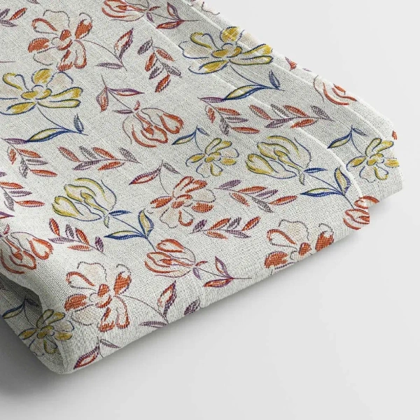 Arihant Creations Rayon Digital Printed Fabric, 44 Inches Width, Soft & Lightweight, Durable - Rayon