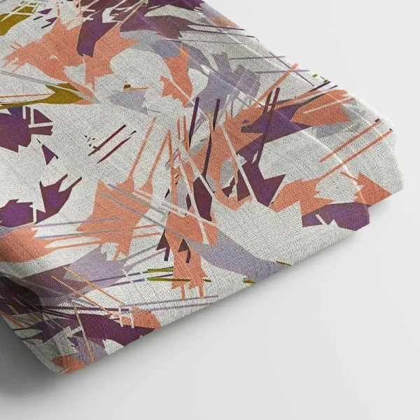 Arihant Creations Poly Rayon Digital Printed Fabric, Soft Fabric, , Durable, 44 Inches Width - Rayon