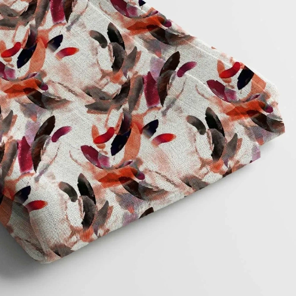 Arihant Creations Poly Rayon Digital Printed Fabric, Soft Fabric, , Durable, 44 Inches Width - Rayon