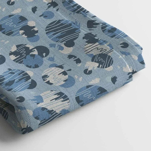 Arihant Creations Poly Rayon Digital Printed Fabric, Soft Fabric, , Durable, 44 Inches Width - Rayon