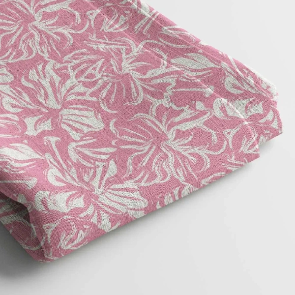 Arihant Creations Poly Rayon Digital Printed Fabric  | 44 Width, Unstitched - Rayon