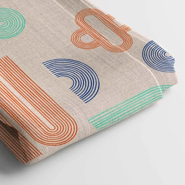 Arihant Creations Poly Rayon Digital Printed Fabric  | 44 Width, Unstitched - Rayon