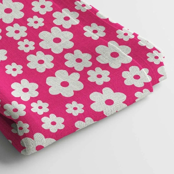 Arihant Creations Poly Rayon Digital Printed Fabric  | 44 Width, Unstitched - Rayon
