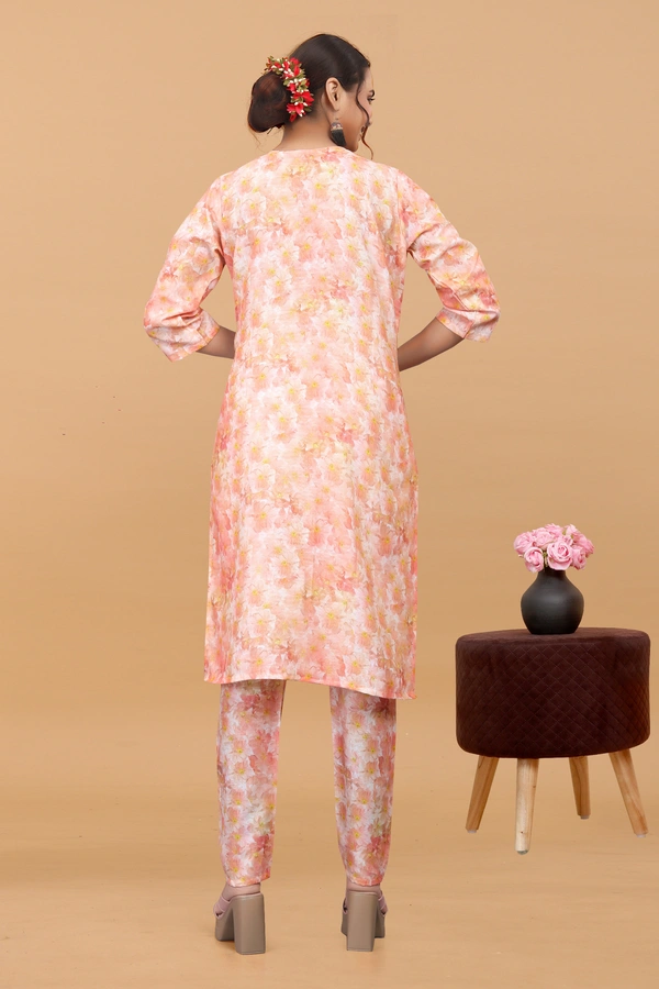 Arihant Creations Women's Cotton Digital Printed Co-Ord Set - Breathable, Stylish & Ready-to-Wear - L