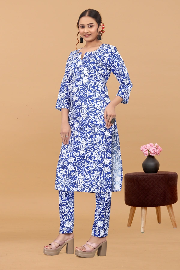 Arihant Creations Women's Cotton Digital Printed Co-Ord Set - Stylish, Breathable & Ready-to-Wear - L