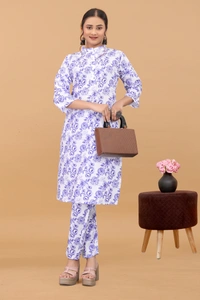 Arihant Creations Women's Cotton Digital Printed Co-Ord Set - Stylish, Breathable & Ready-to-Wear - L