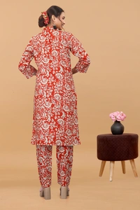 Arihant Creations Women's Cotton Digital Printed Co-Ord Set - Stylish, Breathable & Ready-to-Wear - L