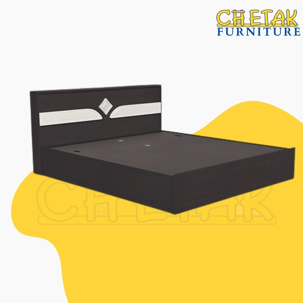 Chetak furniture Chetak Double Bed - Black