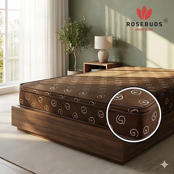 Rosebuds Fortune EuroTop - 72" x 48"