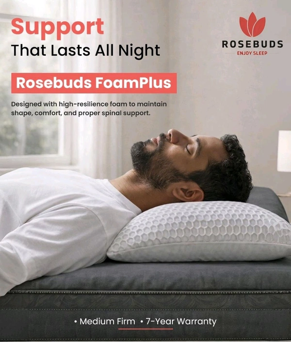 ROSEBUDS FOAMPLUS MATTRESS - colour subject to availability, 70*72
