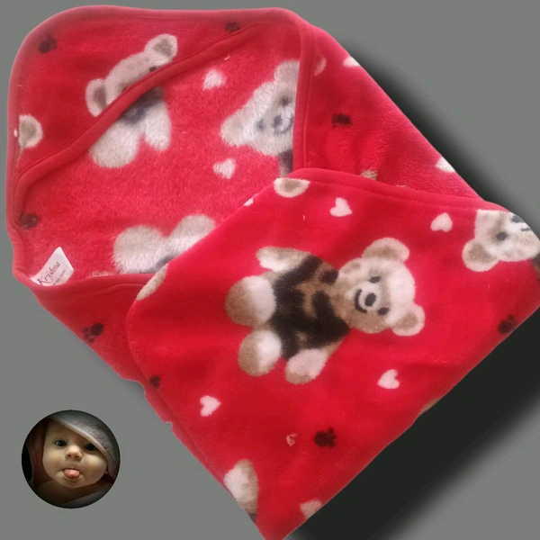 Baby Hoody Woolen Rapper (Blanket)