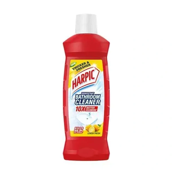 Harpic Disinfectant Bathroom Cleaner Liquid, Lemon, 500 ml - 500 ml