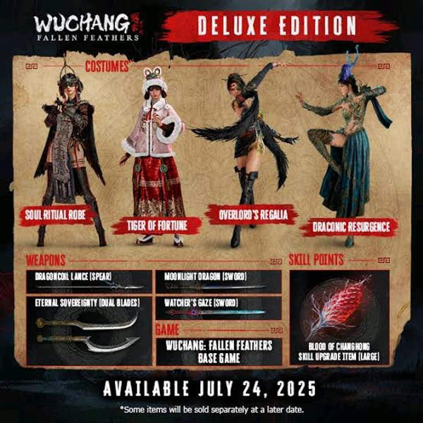 WUCHANG: FALLEN FEATURES DELUXE EDITION (Steam Account) (PC) - OFFLINE ACTIVATION