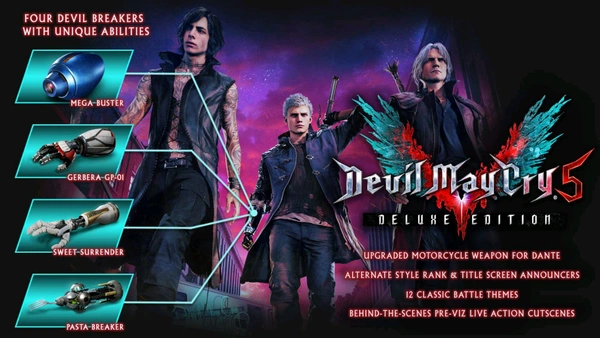DEVIL MAYCRY 5 DELUXE EDITION+ VERGIL DLC (Steam Account) (PC) - OFFLINE ACTIVATION