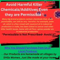 Premium Black Salt Powder/ Kala Namak Sprinkler Glass Jar - 150g