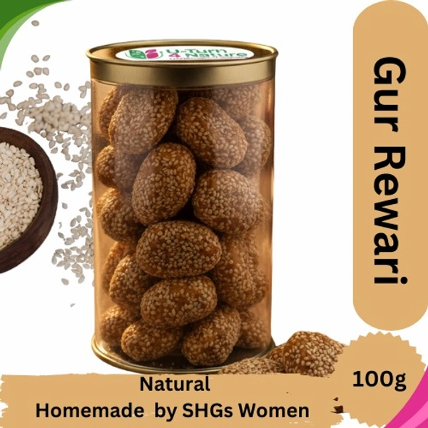 Gur Rewari - 100g (Pet Jar Packaging)