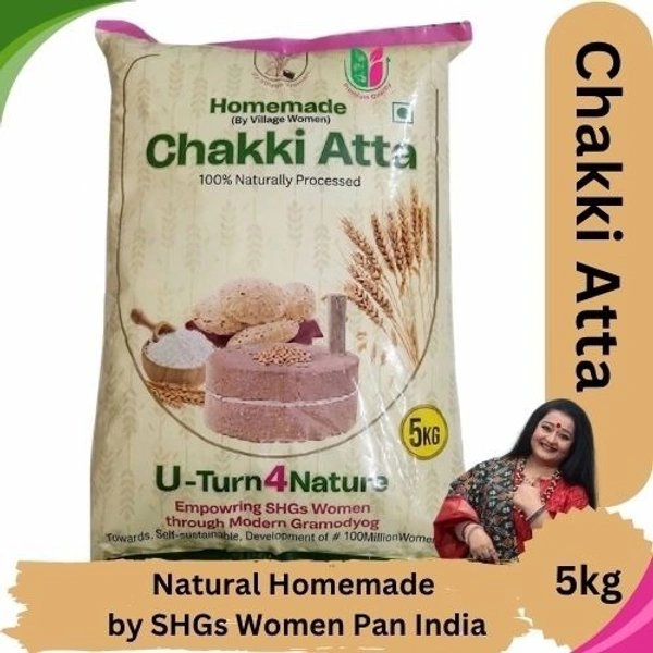 Chakki Wheat Atta with Fiber- Simply Homemade - 5kg