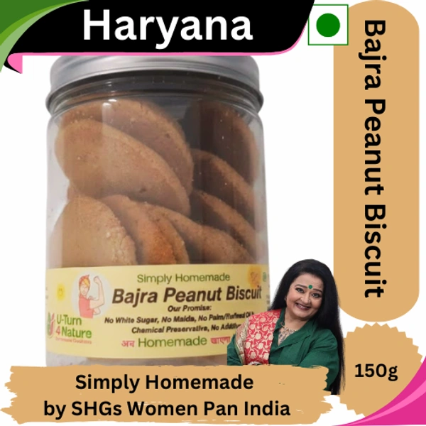 Bajra Peanut Biscuit- Simply Homemade - 100g