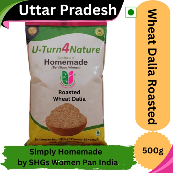 Wheat Dalia Bhuna (Broken Wheat Roasted)- Simply Homemade - 500g