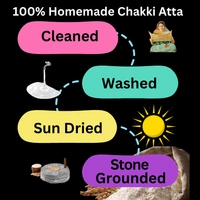 Chakki Wheat Atta-Homemade with Fiber - 5kg